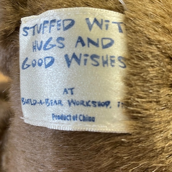 Build a Bear Brown Bear Plush Silky Fur Tan Ears Muzzle Stuffed Animal Toy BABW - Picture 4 of 7